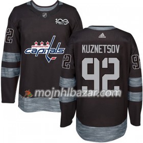 Dresovi Washington Capitals Evgeny Kuznetsov 92 1917-2017 100th Anniversary Adidas Crna Authentic - Muške